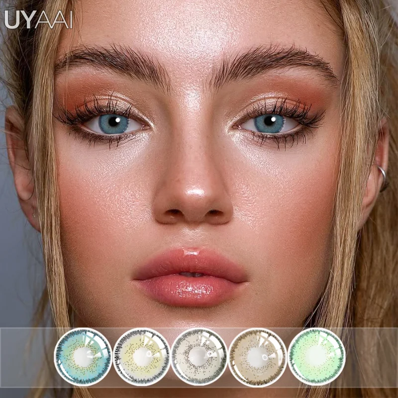 UYAAI 2 шт./пара волшебной серии Цвет ed контактные линзы для глаз натуральный