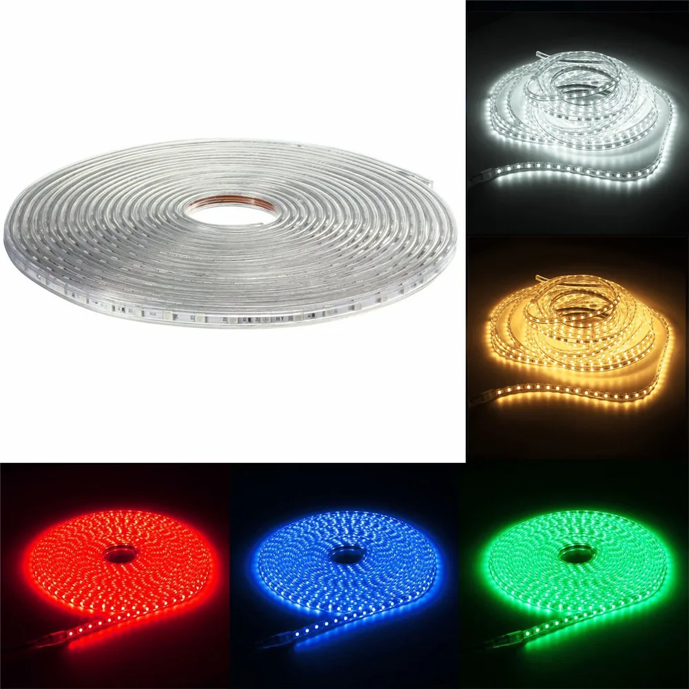 LED Strip Light Waterproof SMD 5050 Rope Outdoor Lighting 300 LEDs/5m Flexible Tape light Decoration for Backyards Home | Лампы и