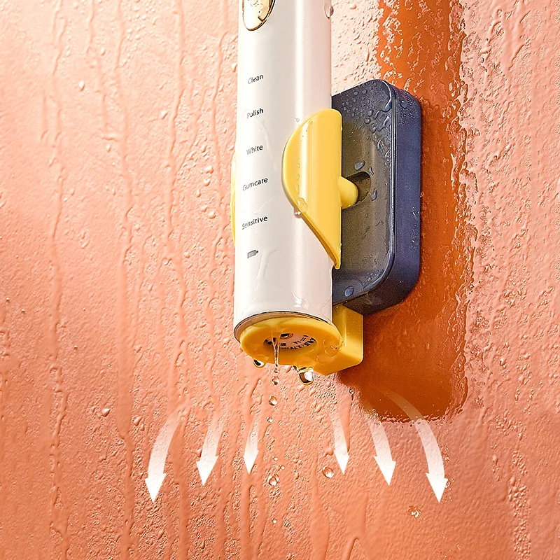 

2021 New Gravity Sensor Electric Toothbrush Holder Creativity No Trace Bracket Wall Mounted Save Space Bathroom Accessories