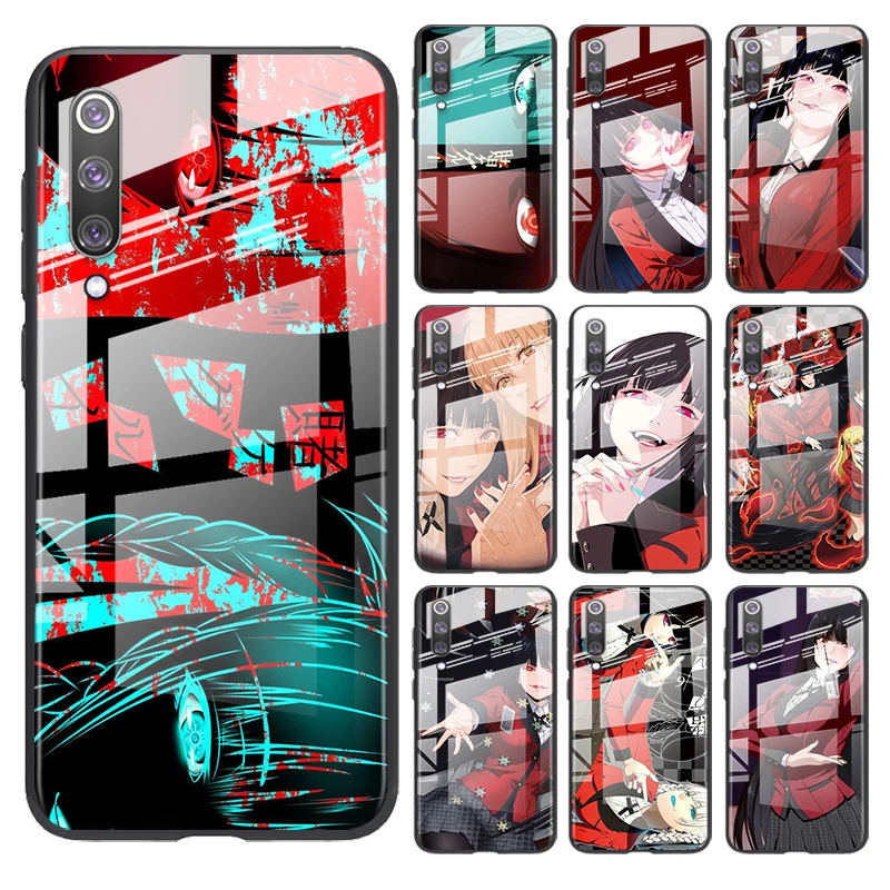 

Tempered Glass Cover Animation KAKEGURUI For Xiaomi Mi 11 11i 10T CC9E 9T Note 10 Ultra Pro Lite 5G Phone Case Shell