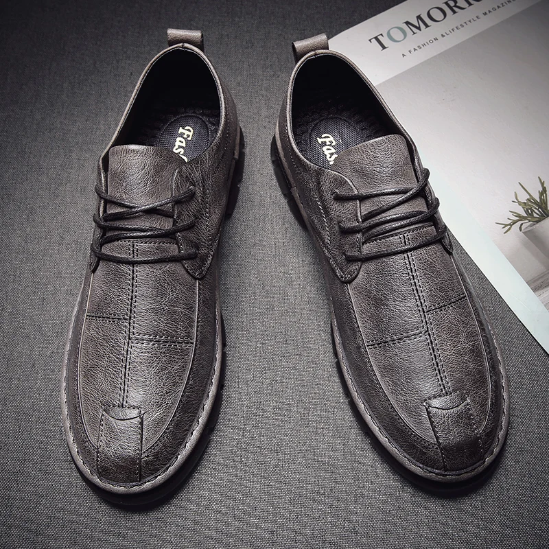 

Men Flat Shoes Summer Leather Shoes Men Men's Sneakers Leisure Fashion Oxford For Zapatos De Cuero Para Hombre Loafers