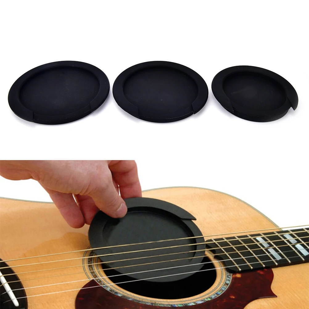 

8.6/10/10.2cm Silicone Acoustic Guitar Sound Hole Cover Classic Guitar Buster Soundhole Cover Buffer Hole Protector Guitar Parts