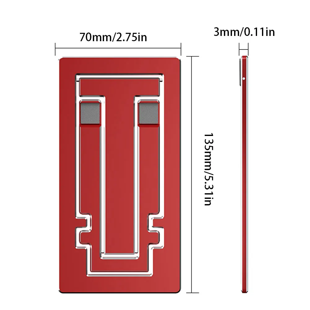 

Smart Phone Stand Aluminum Desktop Holder Adjustable Ultra-thin Tablet Supporting Cradle Grey
