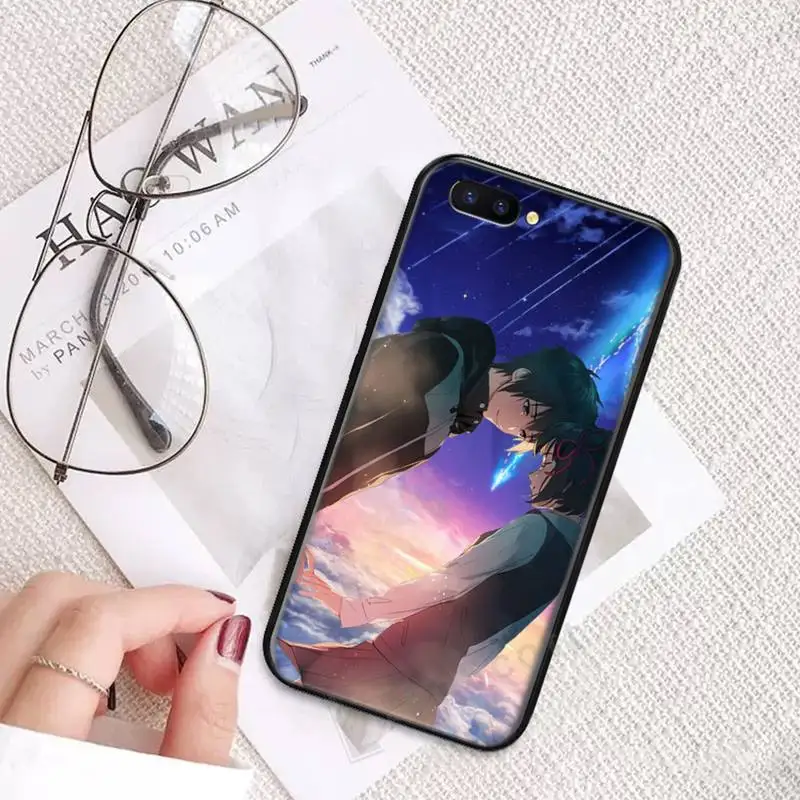 

Anime Your Name Kimi no Na wa Phone Case For OPPO R9 R11 R15 R17 RENO Realme S PLUS Normal 2z 3 5 C2 pro Soft silicone