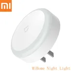 Xiaomi Mijia светодиодный ночник мини-Датчик управления 110В 220В ночник лампа для детей Детская гостиная спальня освещение