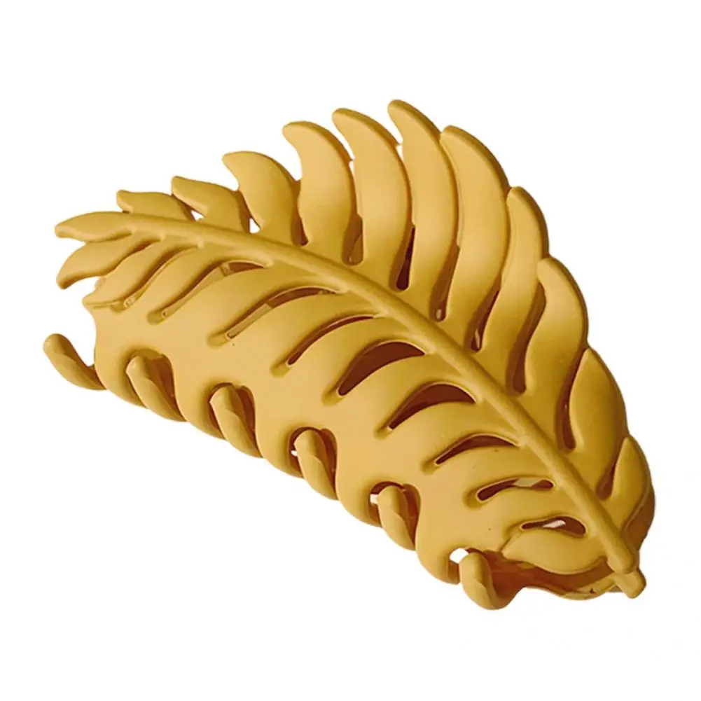 

Practical Hair Claw Stable Hair Claw Clip Elegant Unfading Non-Slip Matte Hair Claw Clips