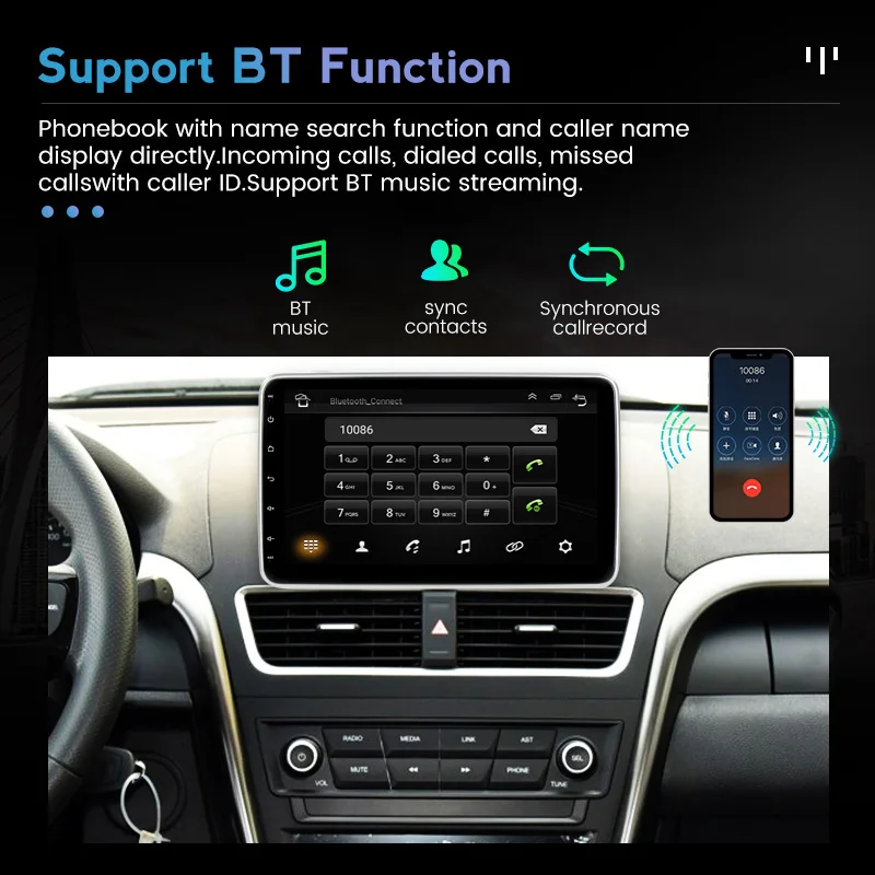 Factory price! Android 11 WIFI Bluetooth 2 din Car Radio for Universal Multimedia Player 2+32G 10 inch Autoradio 360 Rotation |