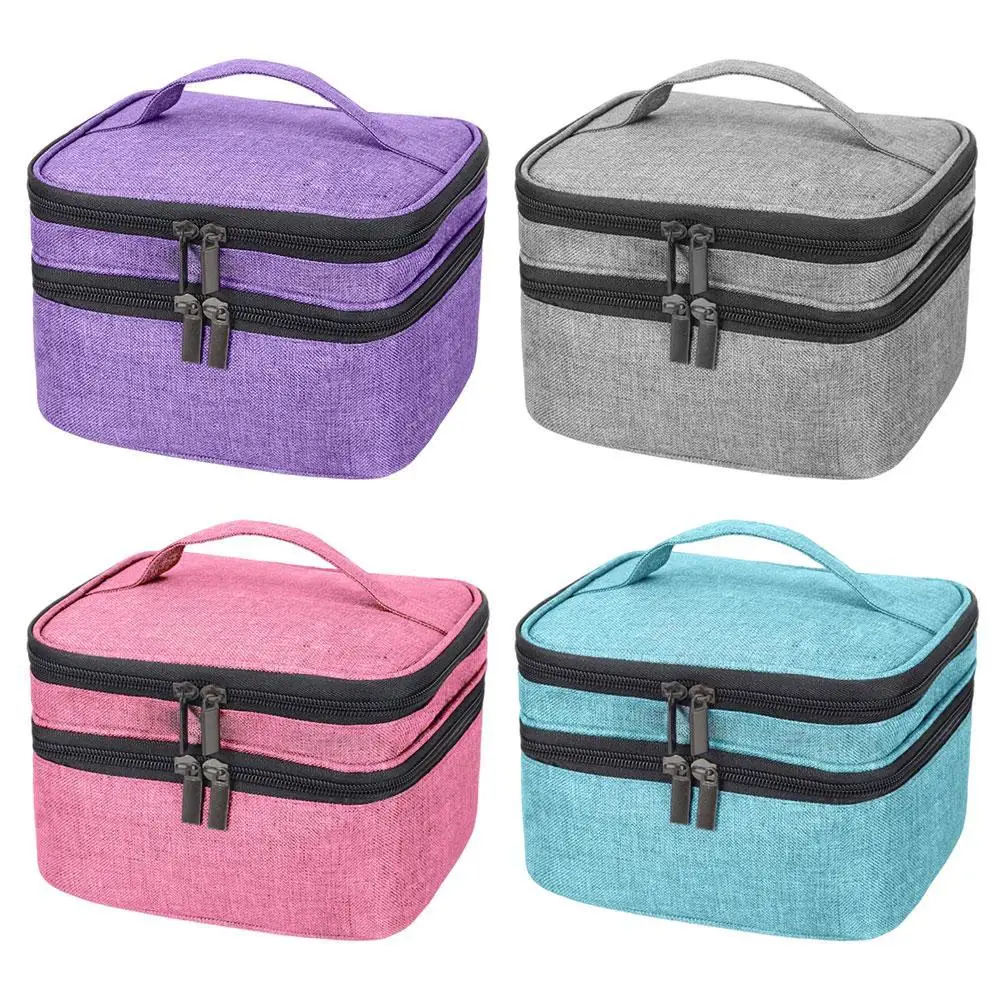 

Portable Makeup Storage Box Essential Oil Bagnail Polish Finishing Cross-border Storage Bag Ladies Makeup Bag Girls Organizer