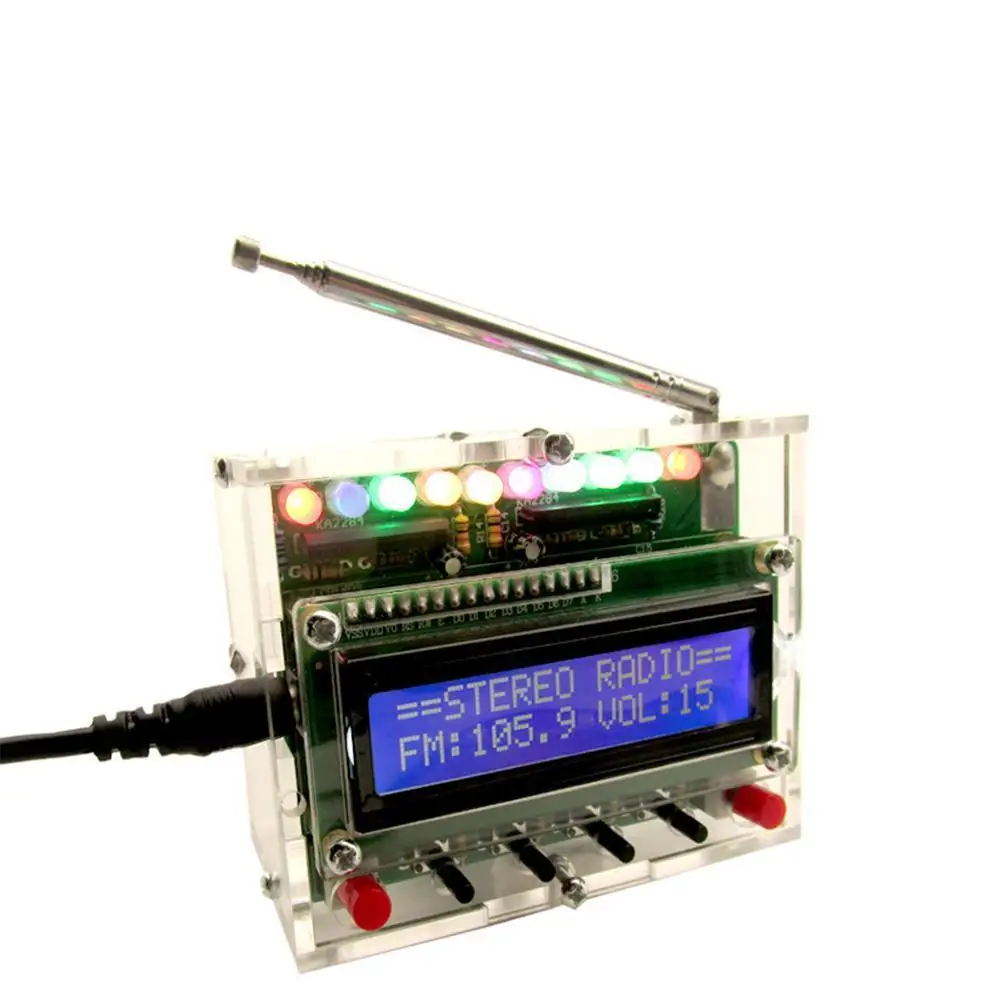 Радиоэлектронный Комплект сделай сам запчасти 51 однокристальный FM цифровой