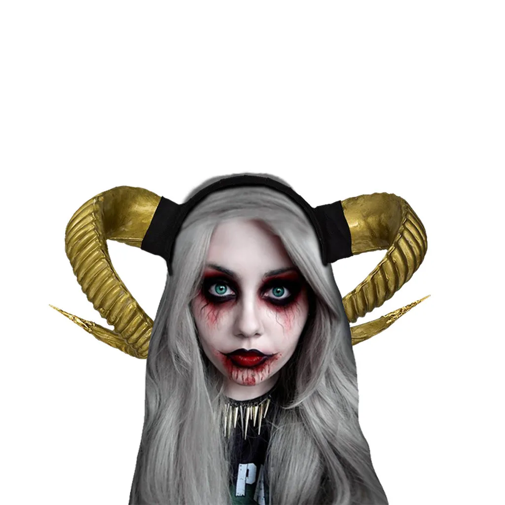 Повязки для Хэллоуина аксессуары волос мужчин и женщин рожок косплей нарядная