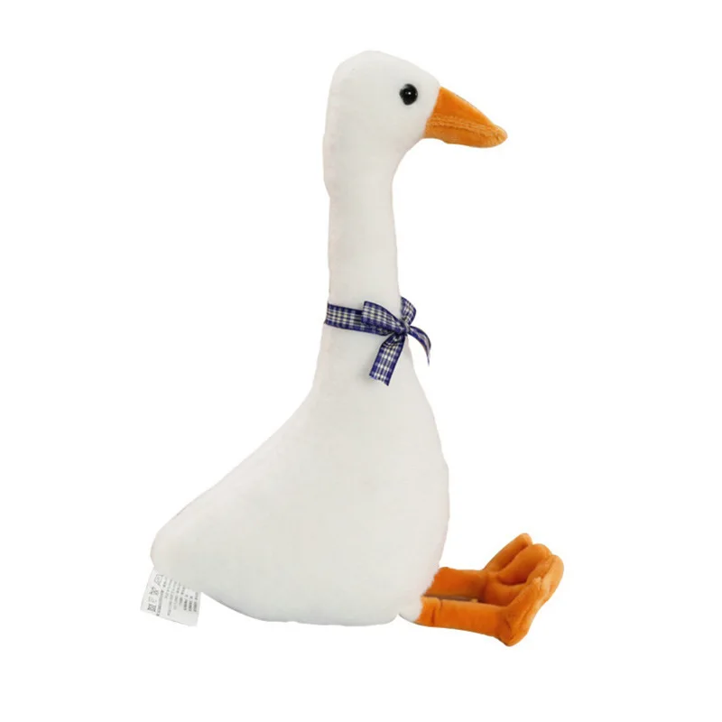 

80cm Big white goose plush toy doll girl pillow sleeping doll Cute goose duck animal children toy