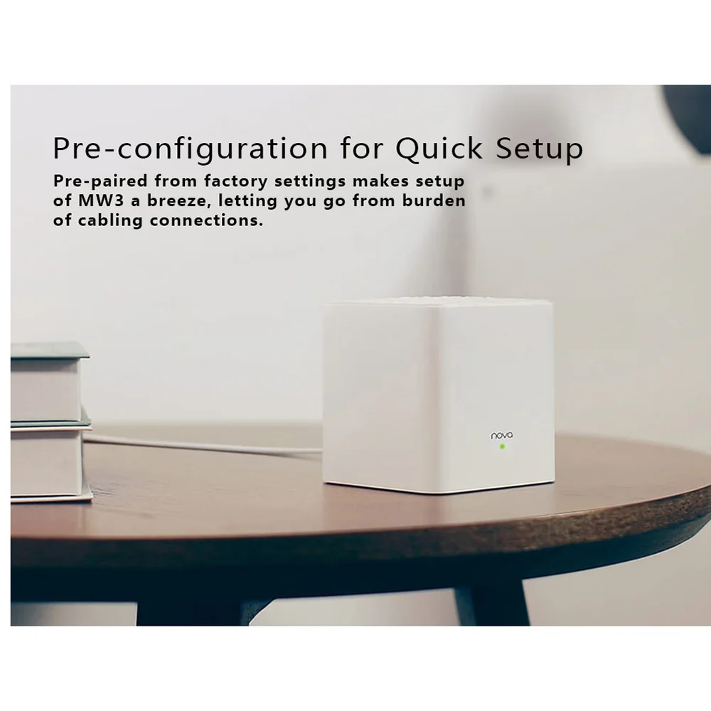 Tenda Nova Mw3 Wi-Fi роутер Ac1200 двухдиапазонный для всей домашней системы покрытия