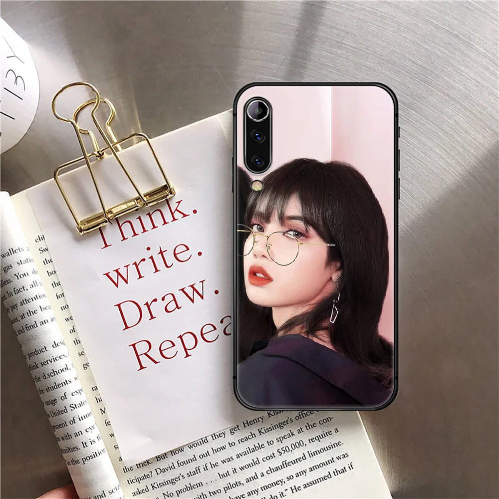 

Lisa Lalisa Manoban Black Girl Pink Phone Case Cover For Xiaomi Mi Note A2 A3 8 9 3 9 9T 10 Max Pro Lite Ultra Black Prime Cover