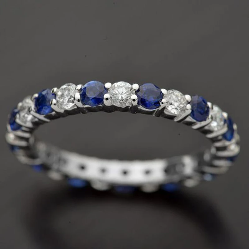 Модное посеребренное двухцветное переплетенное стразы кольцо для женщин и