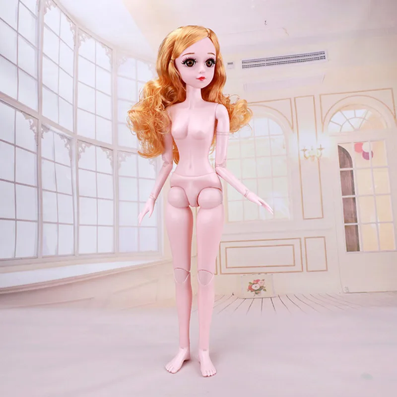 Шарнирная кукла 60 см с подвижными суставами 3D глазами мигающими двумя стилями