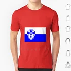 Футболка с принтом из флага арнахема, Нидерланды, 100% хлопок, новая крутая футболка