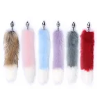 Анальная пробка BESTCO, плюшевый расширитель, лисий хвост, 18 +, эротический косплей, фетиш, ролевая игра, анус, БДСМ, секс-игрушки для взрослых женщин, аксессуары для девочек