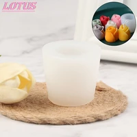 tulip handmade candle mold aromatherapy soap wax reusable handmade candle mold craft candle soap processing crafts mold 1pc