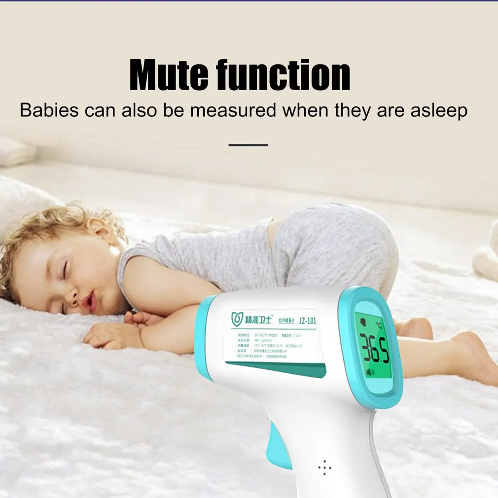 Бесконтактный инфракрасный термометр пистолет для измерения температуры лба