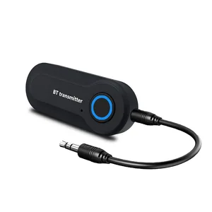 bluetooth 5 0 transmitter audio 3 5mm adapter wireless transmisor bluetooth stereo audio adapter for tv headphones speaker phone free global shipping