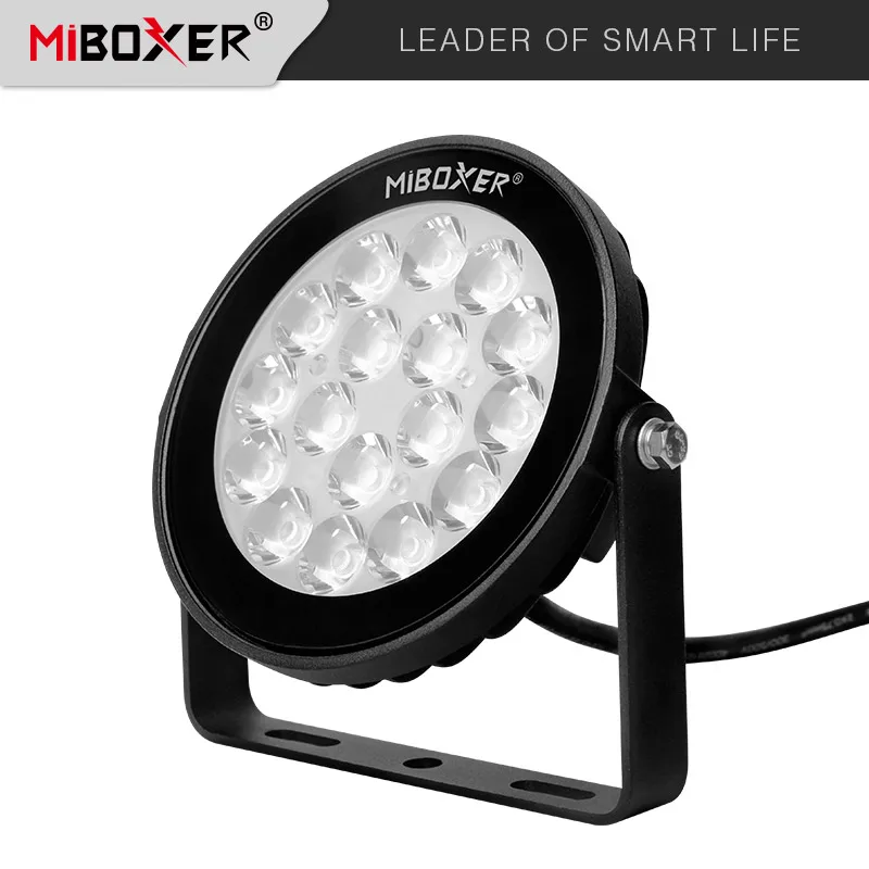 Умный Открытый 9 Вт RGB + CCT светодиодный садовый светильник DC24V/AC100 ~ 240V IP66