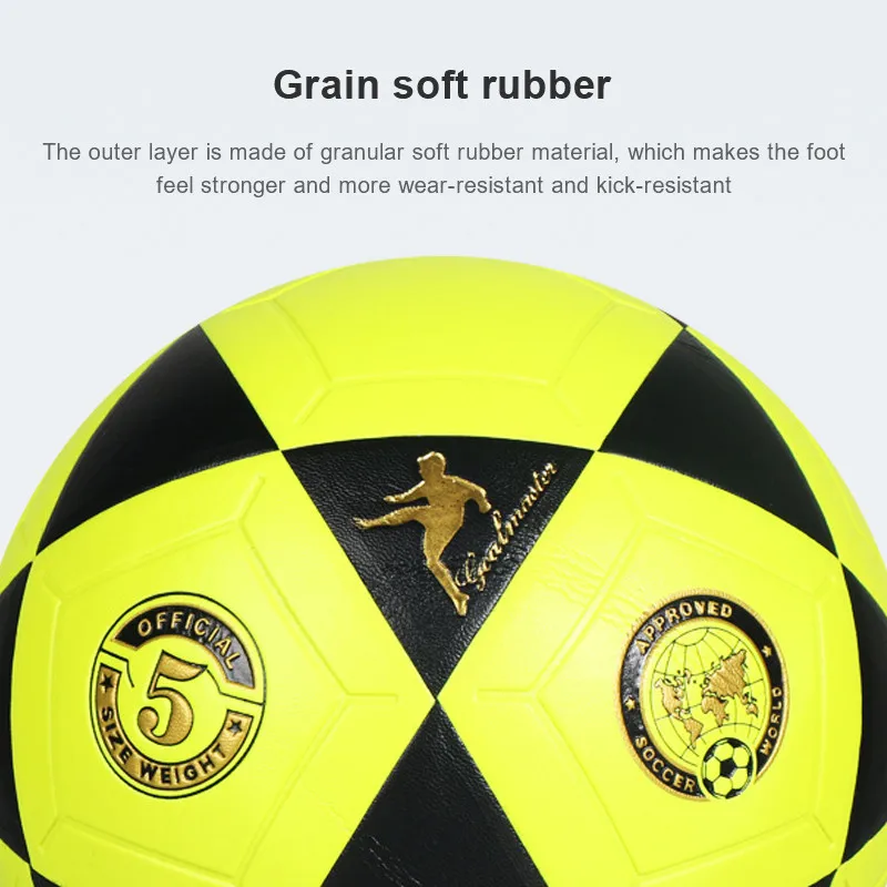 Стандартный профессиональный спортивный мяч, оригинальная шаровая Бола для тренировок футбольных команд, Размер футбольной лиги 5