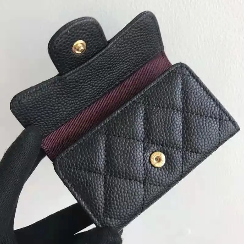 

Luxury High Quality Design Genuine Leather Women Key Holder Organizer Pouch Wallet Housekeeper Key Case Mini Card Bag