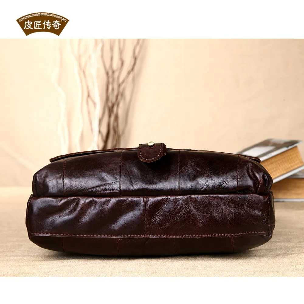 Мужская сумка через плечо для Ipad с клапаном на молнии винтажная дизайнерская