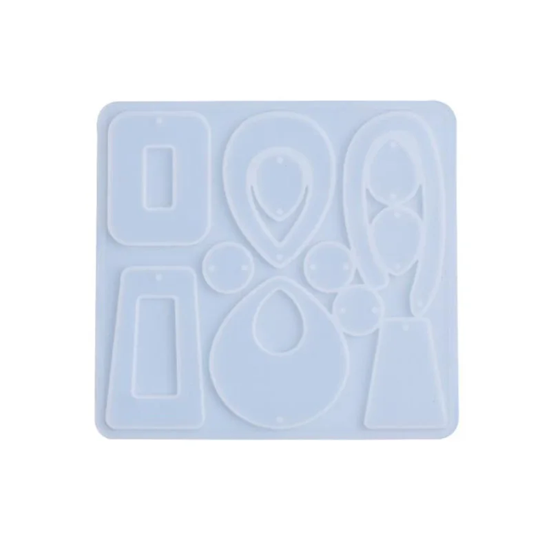 

New Transparent Silicone Mold Resin Decoration Crafts DIY Listing Pendant Mold Epoxy Resin Mold For Jewelry Practical Use