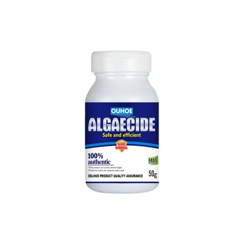 

50g Safe Efficient Algaecide Aquarium Pond Purification Algaecide High Efficiency Algae Moss Reduce Control Water Purification