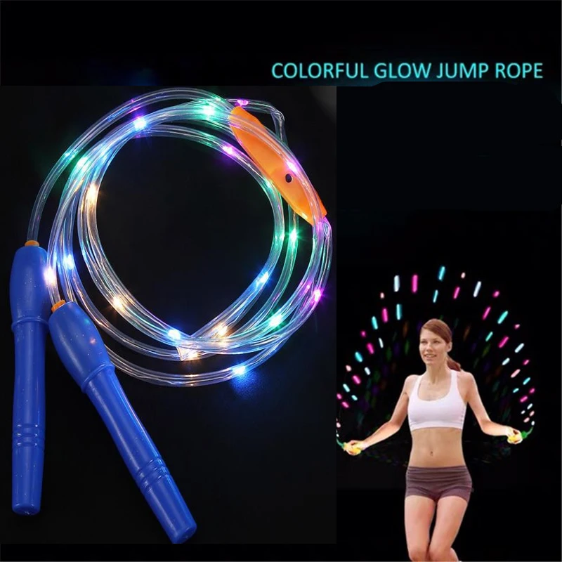 

Novelty LED Skipping Rope Light Up Toys for Kids Sport Outdoor Interactive Game Luminous Toy Jump Ropes Body Exercise Fitness