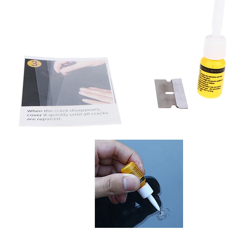 

Window Repair Car Windshield Repair Tool Glass Fluid Resin Cure Glass Repair