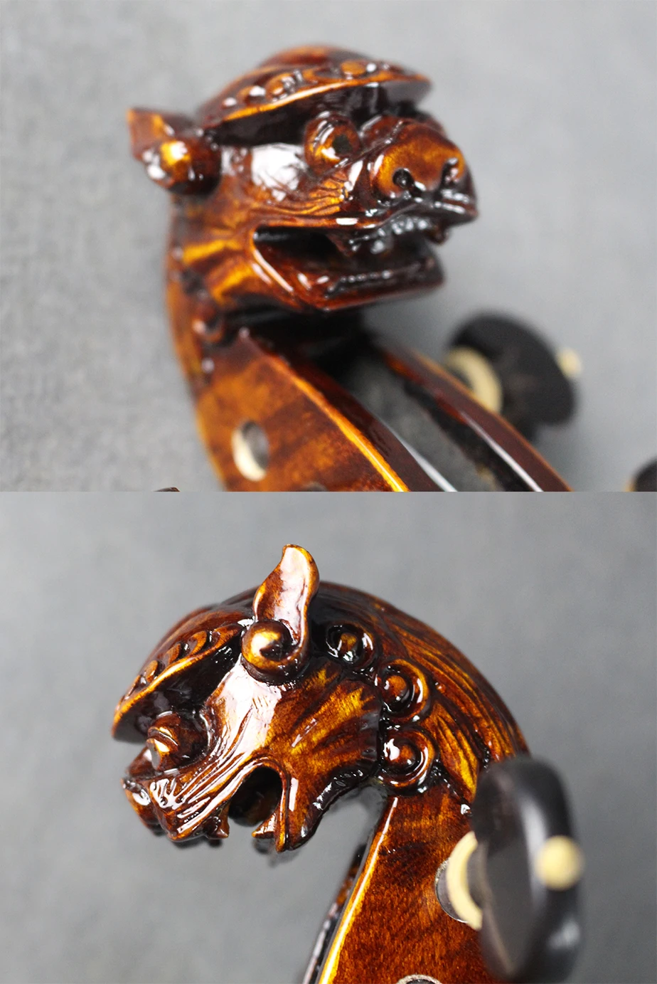 Скрипка 4/4 Дракон резная скрипка! Полностью ручная работа на скрипке дракона