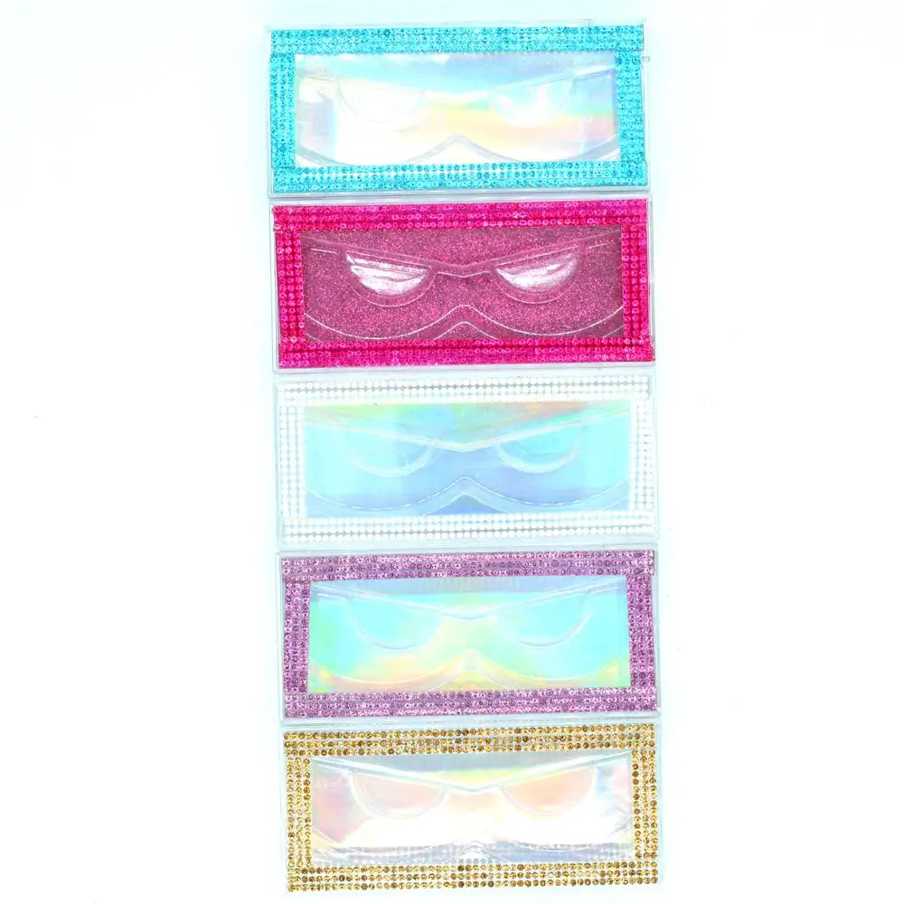 10/упаковка Алмазная оптовая продажа ресниц упаковочная коробка норковые ресницы