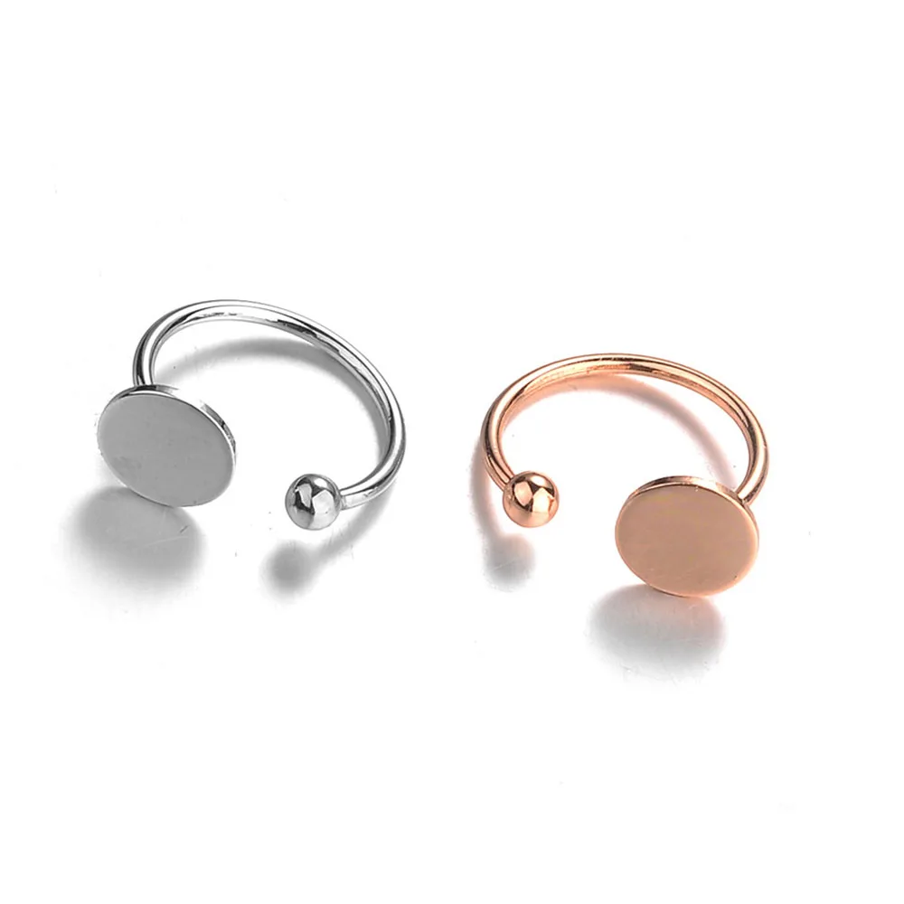 1 шт. модное минималистичное Золотое серебряное Открытое кольцо для женщин Anel Boho