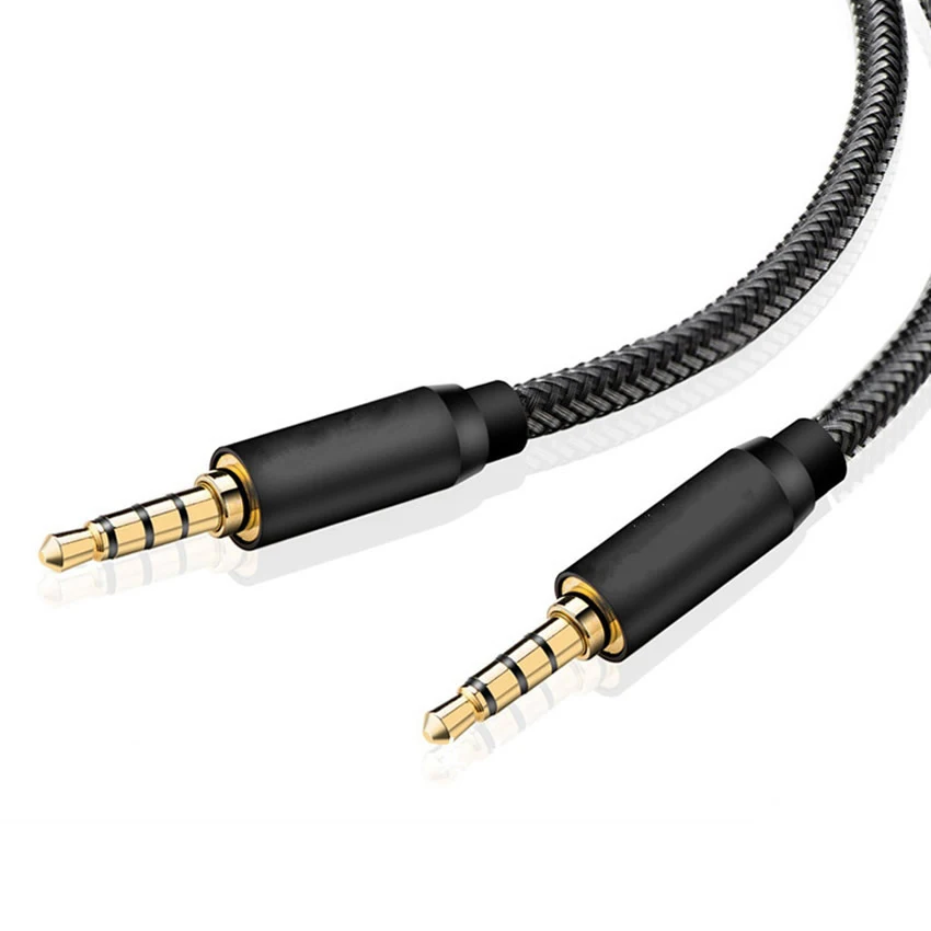 Аудиокабель 3 5 мм со штекером Папа папа для стереозвука Aux кабель наушников 1 м