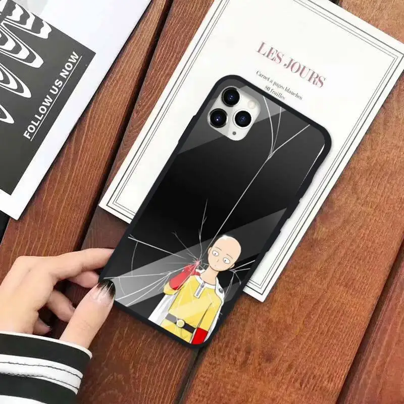 

Japan anime One Punch Man Phone Case for iPhone 11 12 pro XS MAX 8 7 6 6S Plus X 5S SE 2020 XR