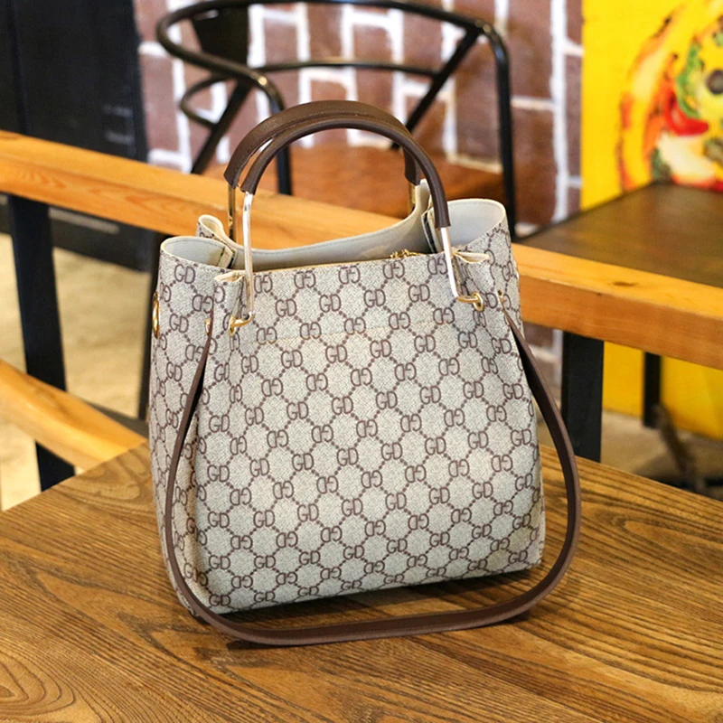 JOIN TOP кожаная печатная портативная модная простая дикая сумка через плечо| |