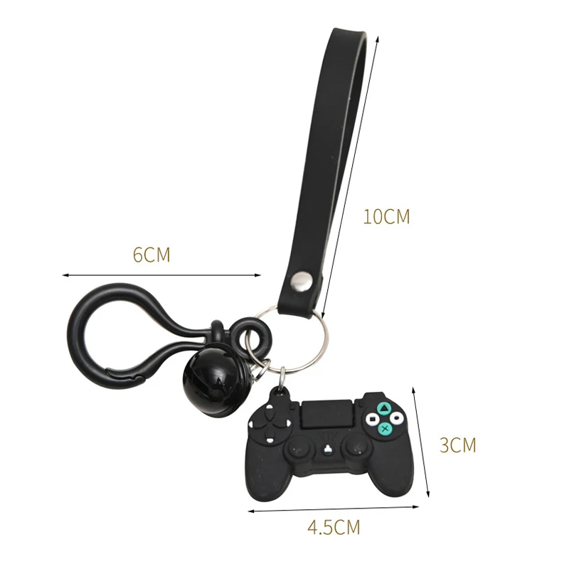 

Game Machine Keychain Keyring Cute Gamepad Boyfriend Joystick Key Chain Game Console Keychains Bag Car Hanging Key Ring 2021
