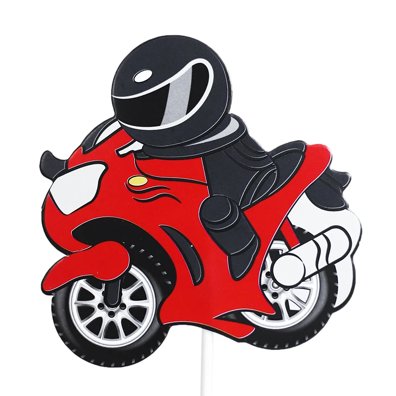 Локомотив из сплава для торта мотоциклетный Топпер детского праздника украшение