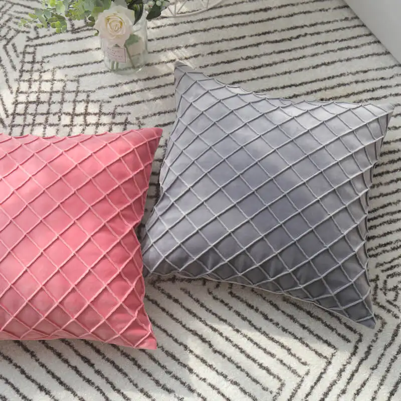 Роскошный Бархатный Чехол на подушку квадратный чехол для подушки мягкий