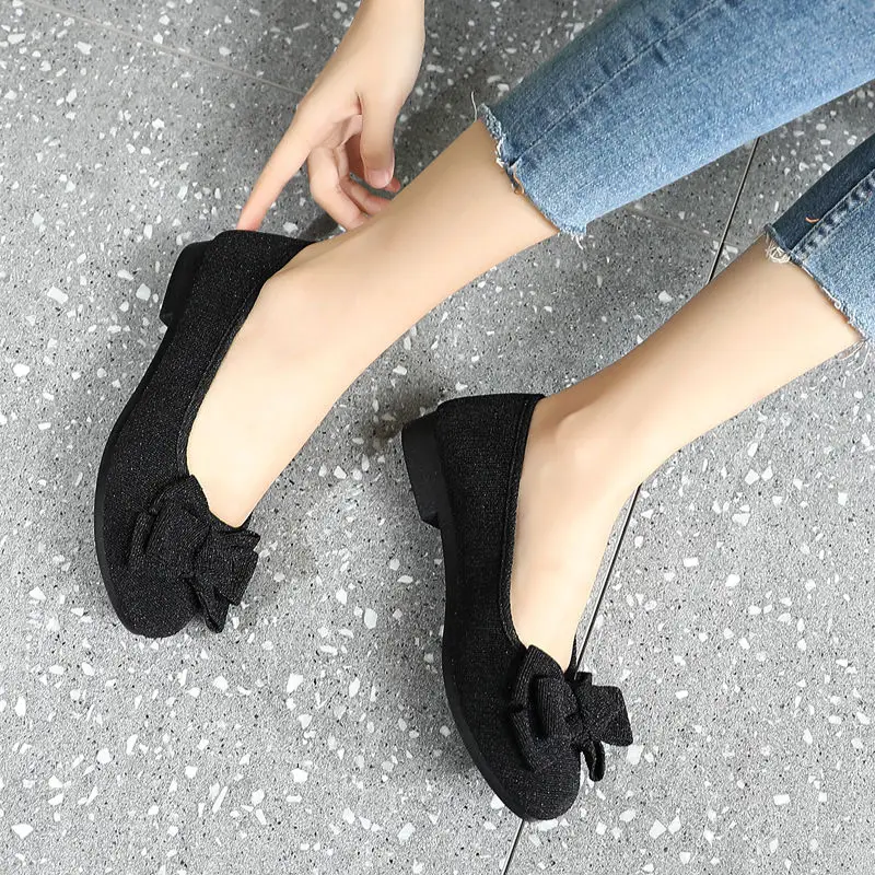 Women Casual Boat Shoes 2021 New Ladies Slip On Ballet Flats Comfy Soft Zapatos Mujer Red Walking Footwear 2021 Spring New Style