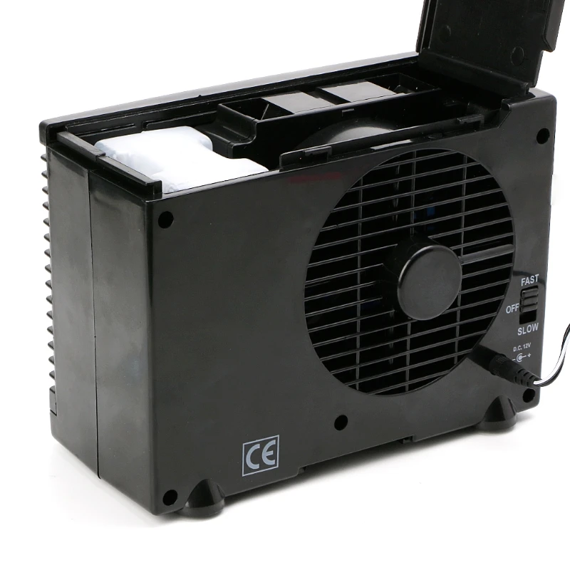 

OOTDTY Adjustable 12V Car Air Conditioner Cooler Cooling Fan Water Ice Evaporative-m15