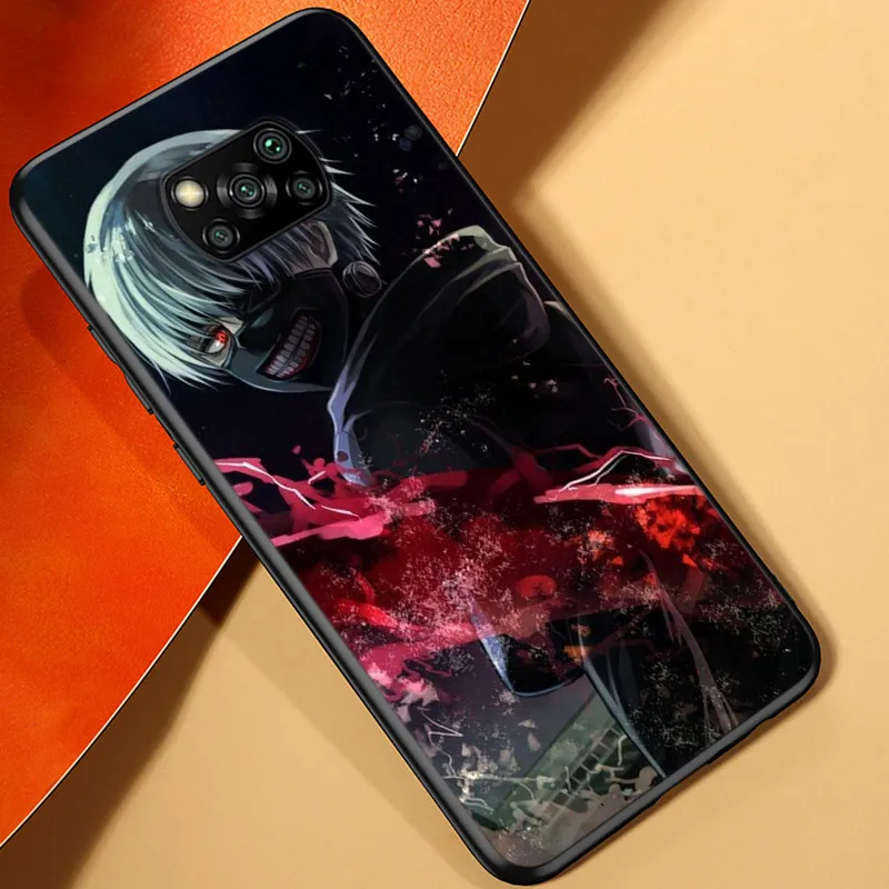 Tokyo Ghoul Anime For Xiaomi Poco X3 NFC M2 X2 F2 C3 M3 Pocophone F1 Pro Mi Play Mix 3 A2 A1 6 5 lite Phone Case