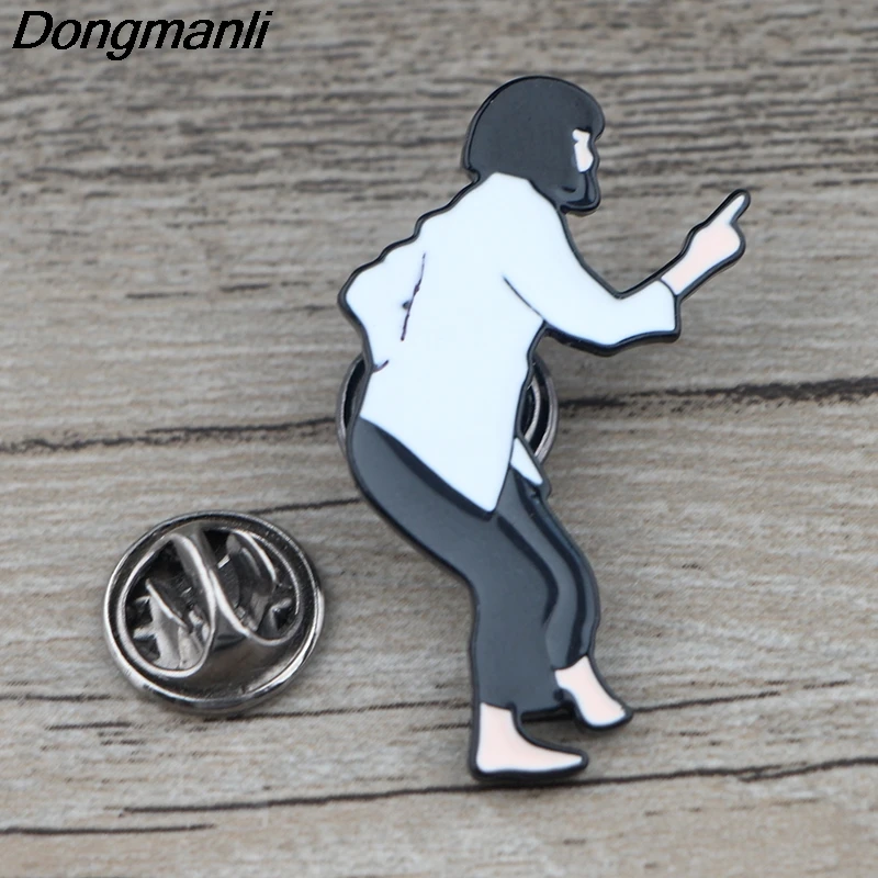 

K1271 High Quality Pulp fiction Enamel Pins and Brooches Lapel Pin Backpack Bags Badge Clothes Decoration Gifts 1PCS