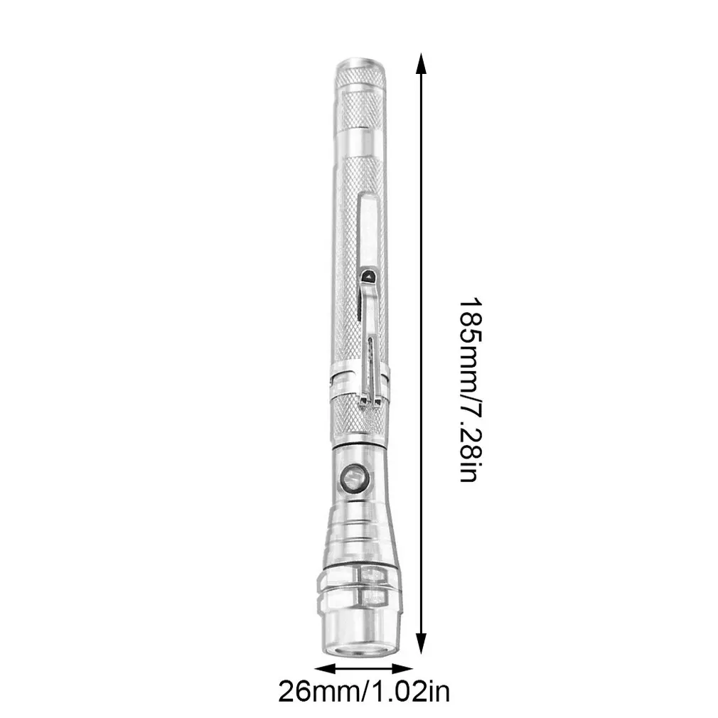 Портативный Размеры 3Led Телескопический гибкий фонарик Магнитный светильник