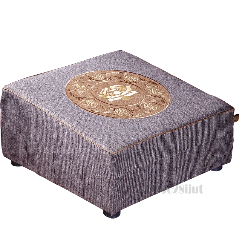 

Lotus Chair Temple Worship Cushion Buddha Worship Stool Household Kneeling Cushion Buddha Hall Zen Mat Meditation Cushions