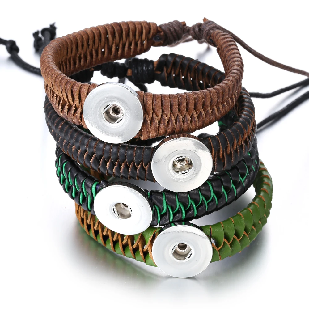 Женский браслет из искусственной кожи 4 цвета 18 мм|Браслеты с шармами| |