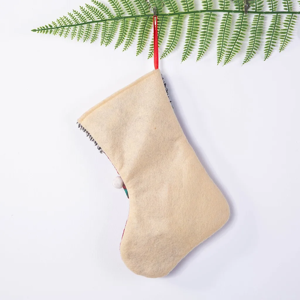 1 шт в виде рождественских чулков висящая Рождественская елка украшения новый