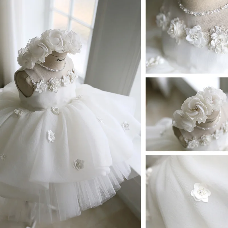 Детские платья с цветами платье принцессы для девочек на день рождения детское